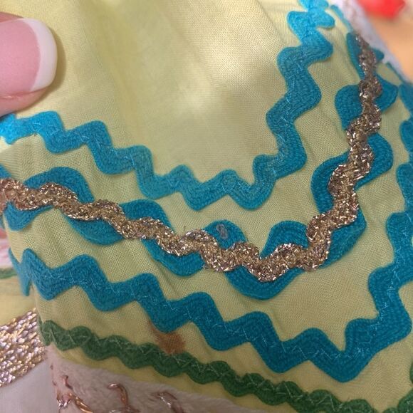 Tibi yellow decorative skirt Fully lined Size 2 - Picture 10 of 11